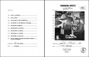 Carl Andre & Genesis P-Orridge (Throbbing Gristle)